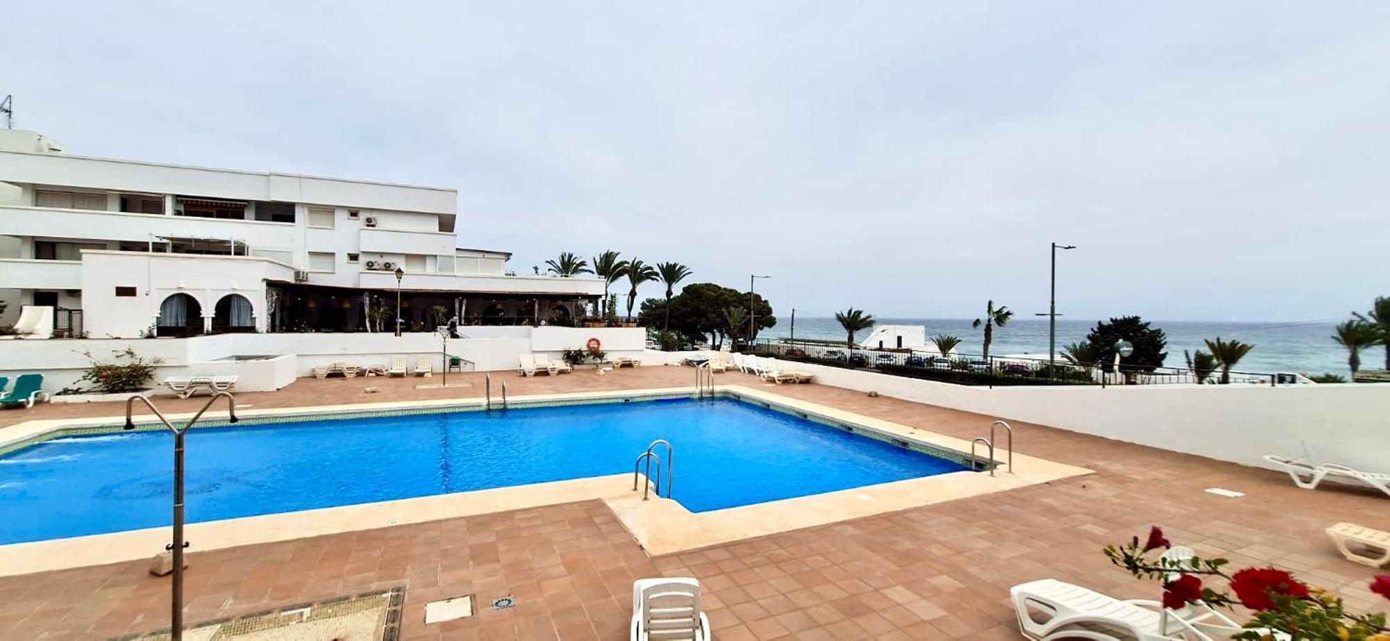 Apartamento Villa Azul, 1ª Linea De Playa Мохакар Экстерьер фото