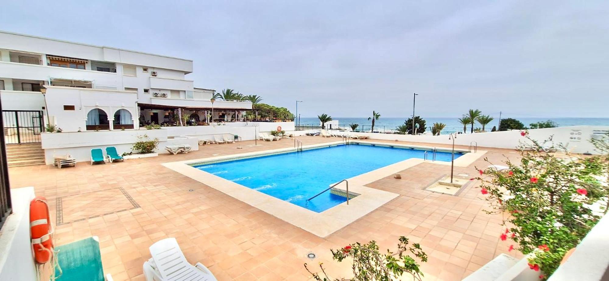 Apartamento Villa Azul, 1ª Linea De Playa Мохакар Экстерьер фото